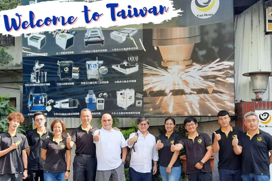 Welcome the vice chairman and secretary general of the chilean olympic committee to visit YaoHung Technology in Taiwan