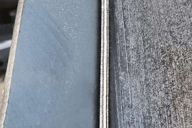 carbon steel to stainless steel fillet weld