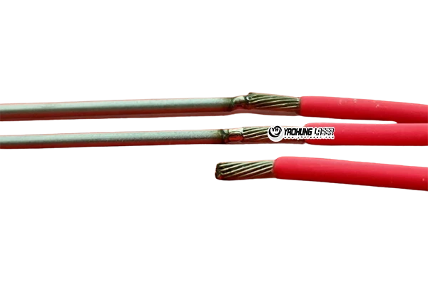 laser welding 1.2mm nickel wire to stainless steel