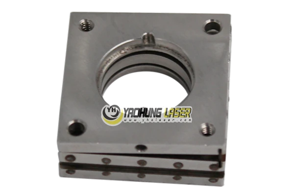 laser spot welding on stacked steel plates 0.3cm