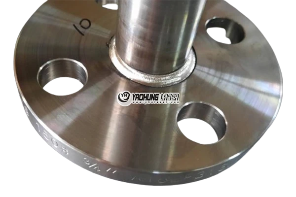 flange to pipe laser welding sample