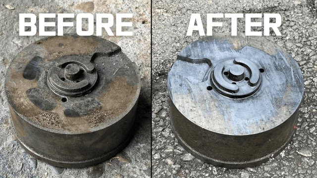 レーザークリーニング金型屋外清掃 動画サムネイル